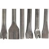 9 Pack Pneumatic Air Hammer Punch Chipping Bits 0.39 In Shank Tools Set Chisel