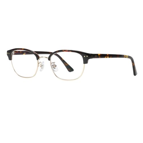 [Aspherical Lens] Magnifying Glass Magnifier 1.6x (+2.5 Equivalent) Blue Light Cut [L2437C062x16] Frame Color: DEMI/GOLD Glasses Magnifier Magnifying Glass Magnifier Glasses-Type Magnifying Magnifier Glasses Type Magnifier Library Reading Glasses Netmegan