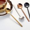 8 Pcs Coffee Spoons Teaspoons 5.3-Inch Matte Frosted Handle Stainless Steel Espresso Spoons for Coffee Ice Cream Sugar Dessert Cake Soup