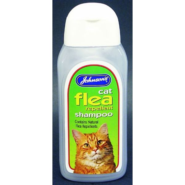 Johnsons Cat Flea Repellent Shampoo 125ml (WC)(G034)