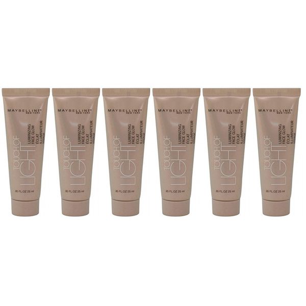 Maybelline Touch of Light Luminizing Face Glow, .85 oz (6 Pack)