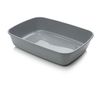 SAVIC Isis Cat Litter Tray, 50 cm, Cold Grey
