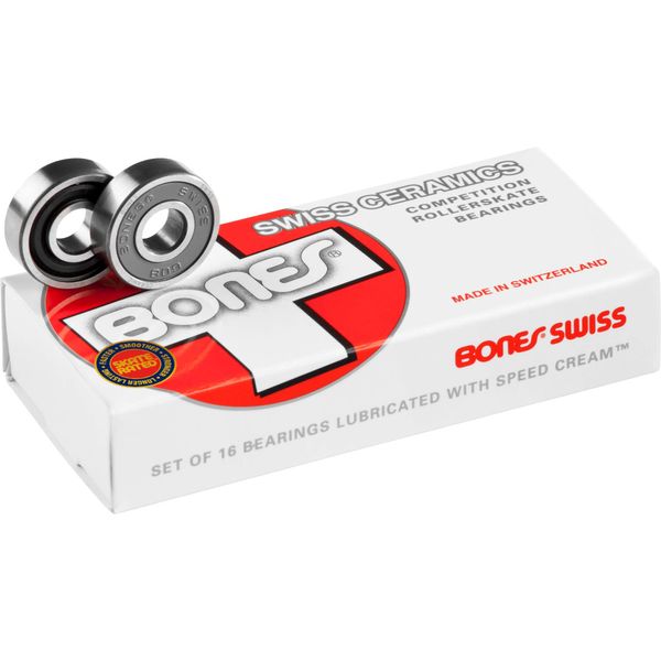 Bones Swiss Ceramics Bearings (8mm, 16 Pack)