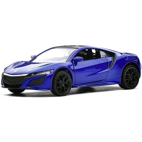 ERBADIHAGO Model Car Acura NSX 2017 Toy Car 1/36 Model Car Toys Car Metal Collect Car with Pull Back for Boys Children Age 3 + Year Old Festival Gift(Blue)