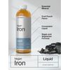 Liquid Iron Suppplement | 16 Fl Oz | Vegan | Fruit Punch Flavor | by Horbaach