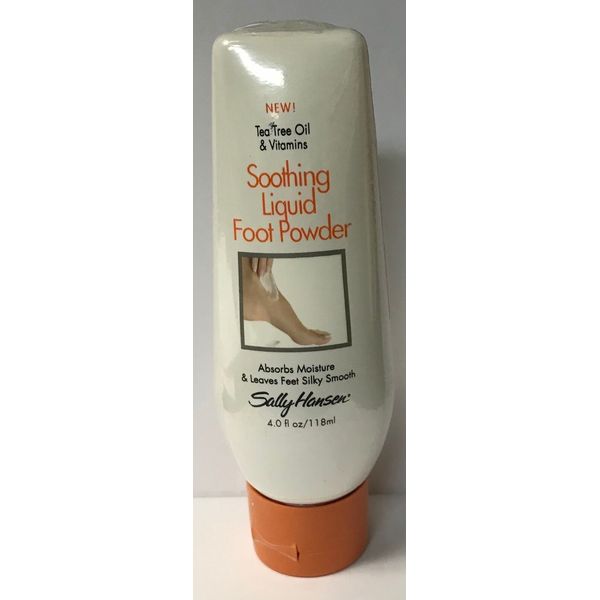 48 Sally Hansen Soothing Liquid Foot Powder With Tea Tree Oil & Vitamins 4 oz