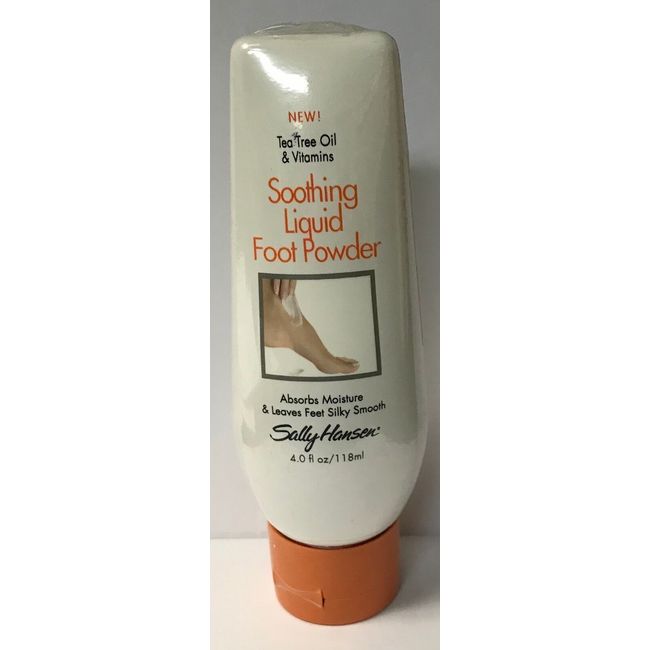 48 Sally Hansen Soothing Liquid Foot Powder With Tea Tree Oil & Vitamins 4 oz