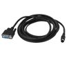 sourcing map 8P Mini Din Male to Female DB9 RS232 PLC Programming Cable 10Ft
