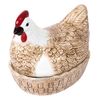 Colourful Ceramic Egg Storage Hen Nest