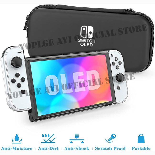  Nintendo Switch (OLED Model) Carrying Case & Screen Protector (Nintendo  Switch) : Video Games