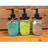 Mason Jar Soap Pump or Lotion Dispenser Tooth Brush Holder Rustic Decor