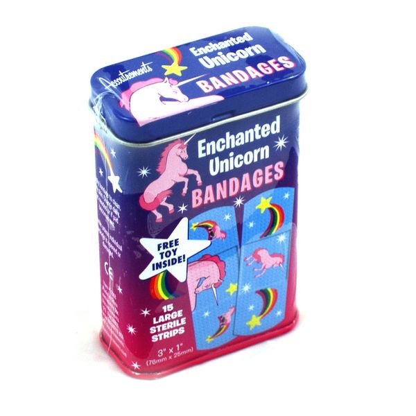 Accoutrements Enchanted Unicorn Box Of 15 Latex-Free Bandage