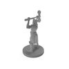 Half Orc Barbarian with Mullet Raging Tabletop DND Gaming Miniature