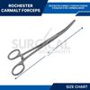 Rochester Carmalt Forceps 8" Curved Veterinary Instruments German Grade