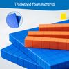 stochastic box Foam Base Ten Blocks for Math Place Value Blocks,Early Counting Manipulatives, Math Counters, Math Cubes for Kids Math Learning Tools in School Home