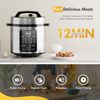 Multi-functional 6L Electric Pressure Cooker with Rice Spoon - Cookware