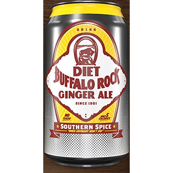 Buffalo Rock Diet Ginger Ale - 12 oz cans - 12 pack Fridgepack