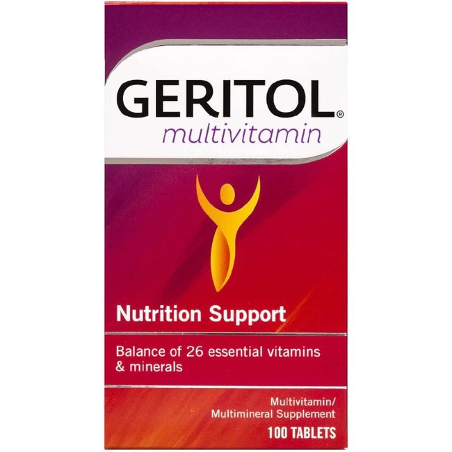 Geritol Multivitamin Nutritional Support - 100 Tablets by Geritol