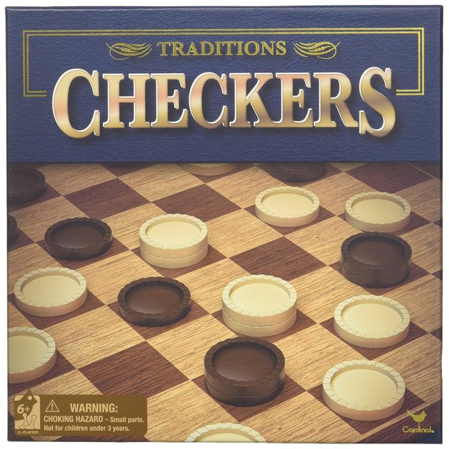 Checkers 13”x13” Board Game in Box