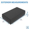 Serpac 151 ABS Plastic Enclosure, 5-5/8" Length x 3-1/4" Width x 1-1/2" Height, Black