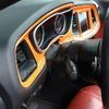 Interior Orange Dashboard Panel Cover Trim for Dodge Challenger 15+ Accessories