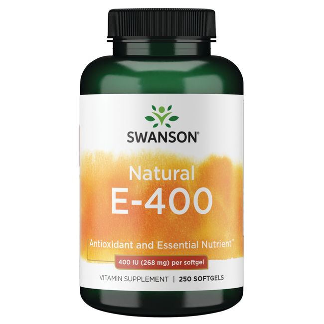 Swanson Vitamin E - Natural 400 Iu 250 Softgels