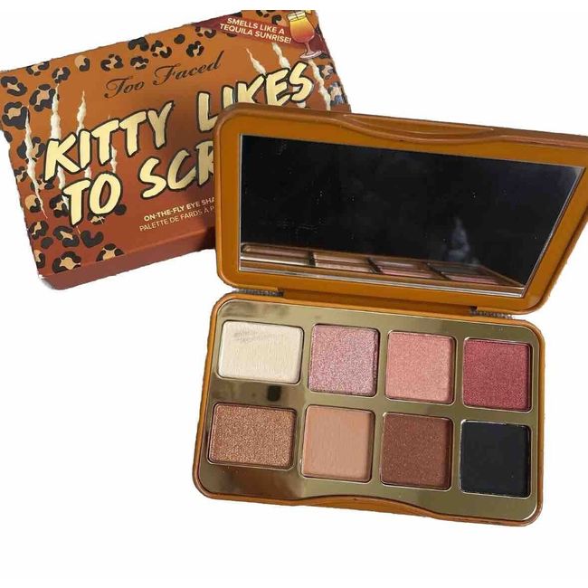 Too Faced KITTY LIKES TO SCRATCH On The Fly Eyeshadow Palette NIB