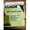 2 RADNOR Multi-purpose Face Gaiter Lime One Size Fits All 64055516