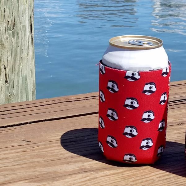 Natty Boh Logo Pattern (Red) / Can Cooler - Red / 10/$6 Each