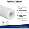 10" x 2.5" String Wound Whole House System Sediment Filter Well Water Pre-Filter