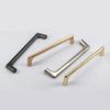Zerniple 128mm Silver Handle Pull Solid Zinc Alloy Drawer Wardrobe Handle Pull Kitchen Cabinet Handle Cupboard Knobs (4 Pieces)