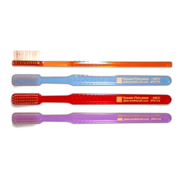 Sound Feelings Toothbrush - Basic, Medium, 4-Pack, Adult