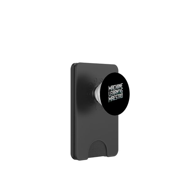 Funny Data Scientist Machine Learning Maestro PopSockets PopWallet for MagSafe