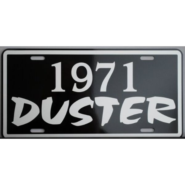 Motown Automotive Design 1971 71 Duster Metal License Plate Plymouth TAG 6 X 12 HOT Rod Muscle CAR Classic Museum Collection Novelty Gift Sign