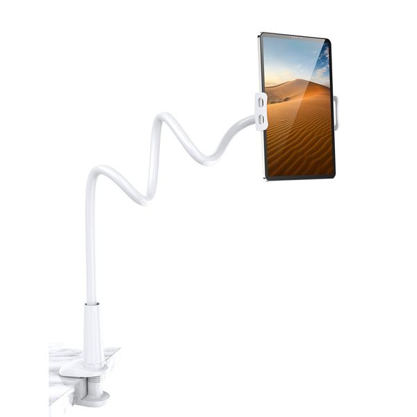 [First Appearance of 29.9 inches (76 cm)] Tablet & Smartphone Stand, Compatible with All Models, iPhone & iPad Stand, Smartphone Stand, Tablet Stand, Arm Stand, Sleeping Smartphone Stand, Mobile Phone