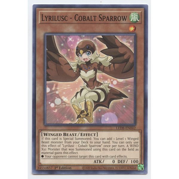 Lyrilusc - Cobalt Sparrow - LED8-EN042 - Common - 1st Edition