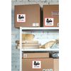 Hycodest Rectangle Stickers Warning Labels Adhesive Labels Transport Caution Gloss Paper, 50 Pcs, UN 3481