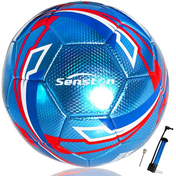 Senston Soccer Ball, No. 4, Soccer, Junior High School, University, High School, Practice Ball, Test Ball, Futsal