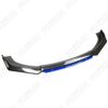 Carbon Fiber Look Car Front Bumper Splitter Lip Spoiler Universal Kit Protector