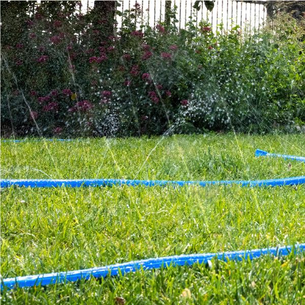 BACKYARD BLAST 31’ Sprinkler Hose, Water Slide Accessory and Lawn Sprinkler Soaker Hose