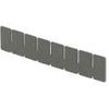 LEWISBins+ DV0835 Full Height Vertical Short Divider for Model DC1035 Box Container, Grey, 6.9" Length, 0.1" Width, 2.9" Height