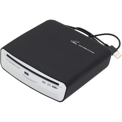 Car External Universal CD Player USB External Car Slot-Load CD Player Compatible with Android Navigation (Android Version 4.4 and Above)/PC/TV-Plug and Play