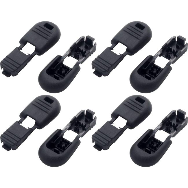 Audio Fan Cord End Stopper, Set of 8, Elastic Cord Stopper, Cord End