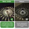 8 Pack Solar Pathway Lights Outdoor Waterproof Bright LED Solar Landscape Lights