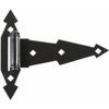T-Hinge Ornamentl 7"L Ss