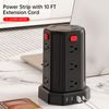 Power Strip Surge Protector, 10 Ft Extension Cord With 12 Ac Multiple 