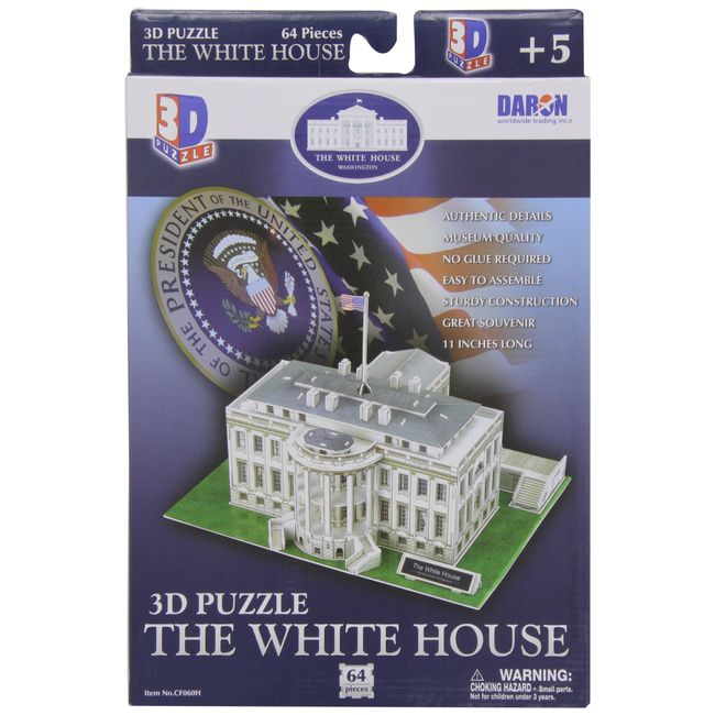 The White House 3D Puzzle, 64 Pcs