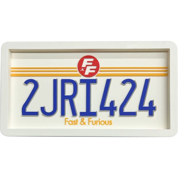 Fast and Furious Fireboost Rubber Tray (License Plate) IG4135