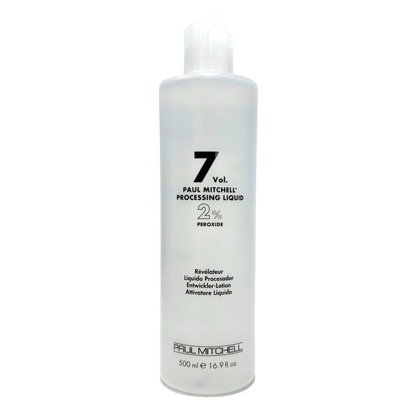 Paul Mitchell 7 Vol. 2% Peroxide Processing Liquid 16.9 oz New 100% Authentic