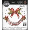 Sizzix Thinlits Die Set 664229 10 Pack Deck The Halls Colorize by Tim Holtz, Paper, One Size